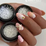Perfect Nails Körömdíszítő gyöngy - Meleg Fehér