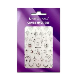 Perfect Nails Körömmatrica - Silver Mystique