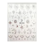 Perfect Nails Körömmatrica - Silver Mystique