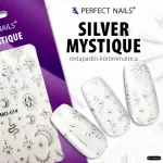 Perfect Nails Körömmatrica - Silver Mystique