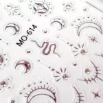 Perfect Nails Körömmatrica - Silver Mystique