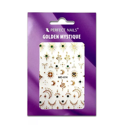 Perfect Nails Körömmatrica - Golden Mystique