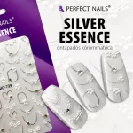 Perfect Nails Körömmatrica - Silver Essence