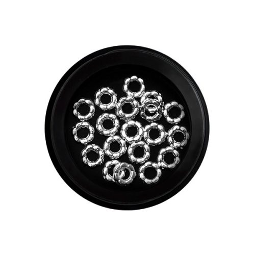 Perfect Nails Liquid Stone Virág Körömékszer Ezüst *