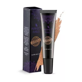   Perfect Nails Festő- és Nyomdazselé (2 in 1) Csillámos - Bronz