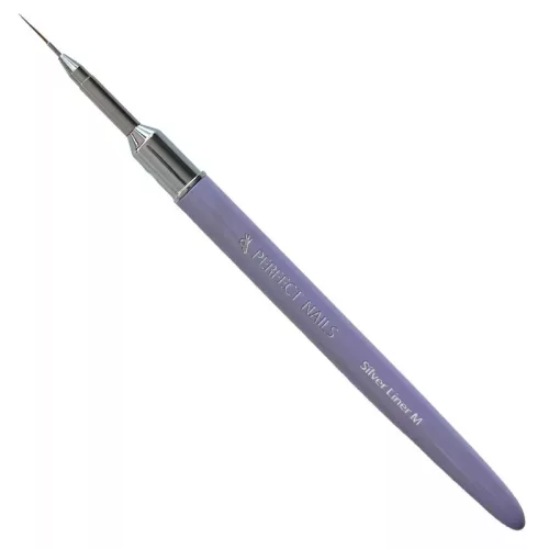 Perfect Nails Műköröm Díszítő Ecset - Silver Liner M
