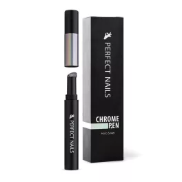   Perfect Nails Chrome Pen - Krómpor Körömdíszítő Toll - Holo Ezüst *