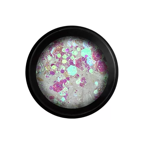 Perfect Nails Körömdíszítő Glitter - Multisize - Inspire #4