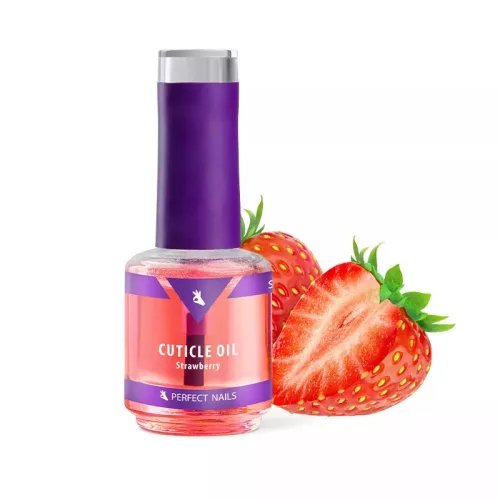 Perfect Nails Körömápoló Olaj - Cuticle Oil - Strawberry 15ml