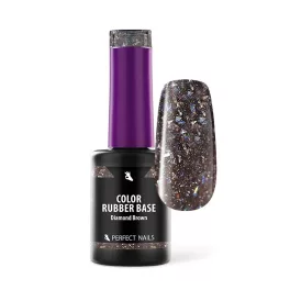 Perfect Nails Color Rubber Base Gel 8ml - Diamond Brown