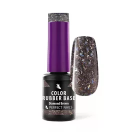 Perfect Nails Color Rubber Base Gel 4ml - Diamond Brown