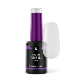   Perfect Nails Fiber Base Gel - Hema Free Erősített Gél Lakk Alap 8ml - Clear