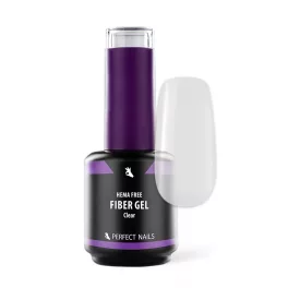   Perfect Nails Fiber Base Gel - Hema Free Erősített Gél Lakk Alap 15ml - Clear