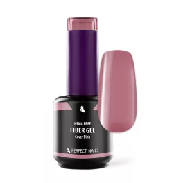   Perfect Nails Fiber Base Gel - Hema Free Erősített Gél Lakk Alap 15ml - Cover Pink