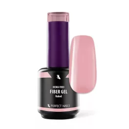   Perfect Nails Fiber Base Gel - Hema Free Erősített Gél Lakk Alap 15ml - Naked