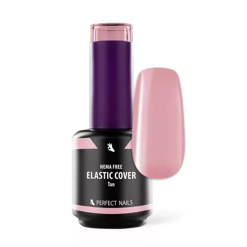 Perfect Nails Elastic Base Gel - Hema Free Erősített Gél Lakk Alap 15ml - Tan