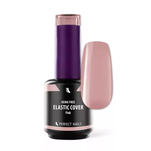 Perfect Nails Elastic Base Gel - Hema Free Erősített Gél Lakk Alap 15ml - Pink