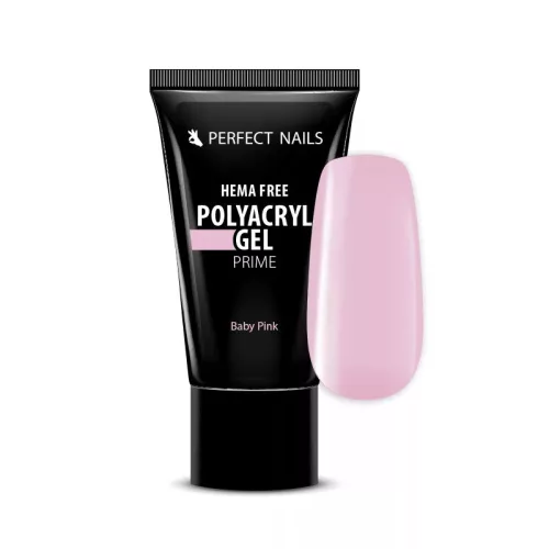 Perfect Nails PolyAcryl Gel Prime - Hema Free Tubusos Polygel - Baby Pink 30g