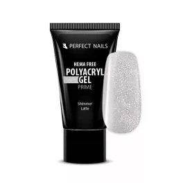   Perfect Nails PolyAcryl Gel Prime - Hema Free Tubusos Polygel - Shimmer Latte 30g