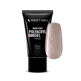   Perfect Nails PolyAcryl Gel Prime - Hema Free Tubusos Polygel - Shimmer Nude 30g