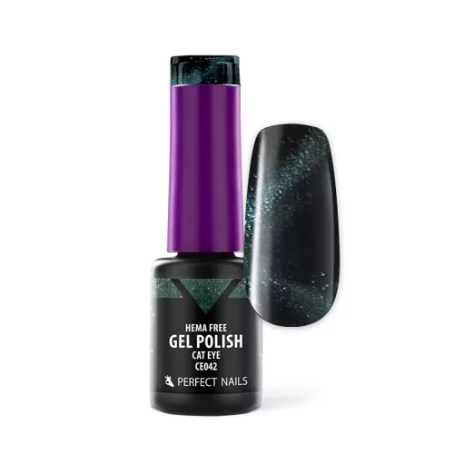 Perfect Nails Hema Free Cat Eye Gél Lakk 4ml - CE042 Teal