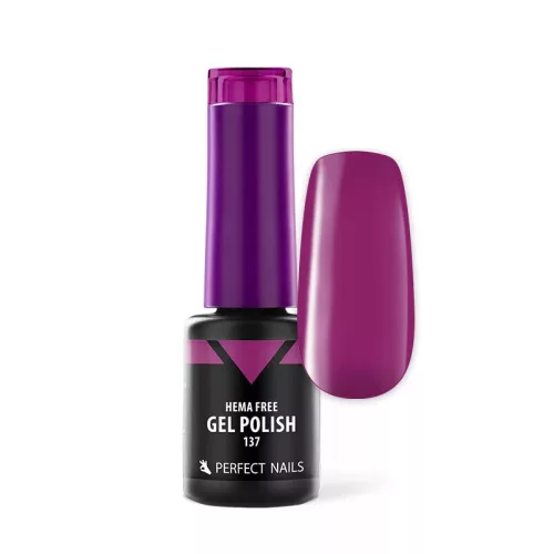 Perfect Nails Hema Free Gél Lakk 4ml - 137 Orchid