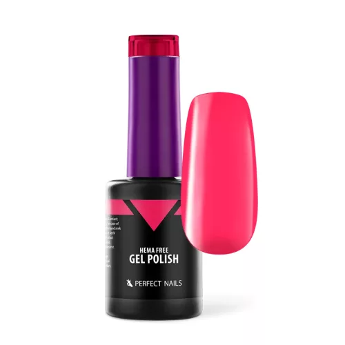Perfect Nails Hema Free Gél Lakk 8ml - 020 Hot Pink