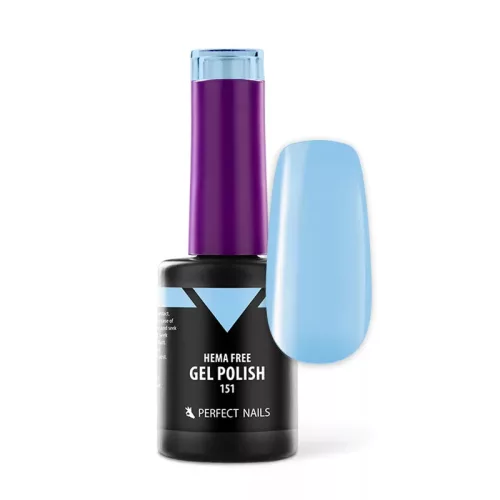 Perfect Nails Hema Free Gél Lakk 8ml - 151 Baby blue