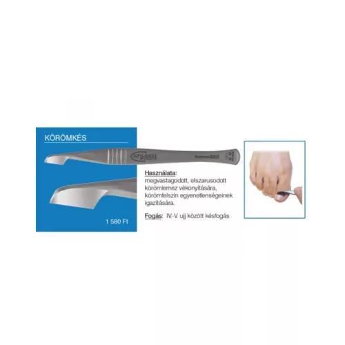 Szilágyi Rozsdamentes Körömkés
