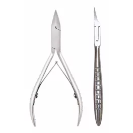 Rozsdamentes Körömcsípő Egyenes 11cm Keskeny Fejjel