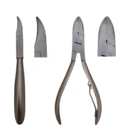   Rozsdamentes Diabétesz Körömcsípő Drótrugós 12cm Tompa Véggel