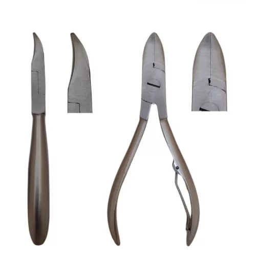 Rozsdamentes Diabétesz Körömcsípő Drótrugós 12cm Tompa Véggel