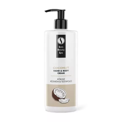 Sara Beauty Spa Kézkrém és Testápoló 500ml - Kókusz