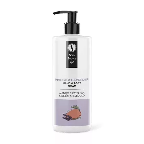Sara Beauty Spa Kézkrém és Testápoló 500ml - Mangó & Levendula