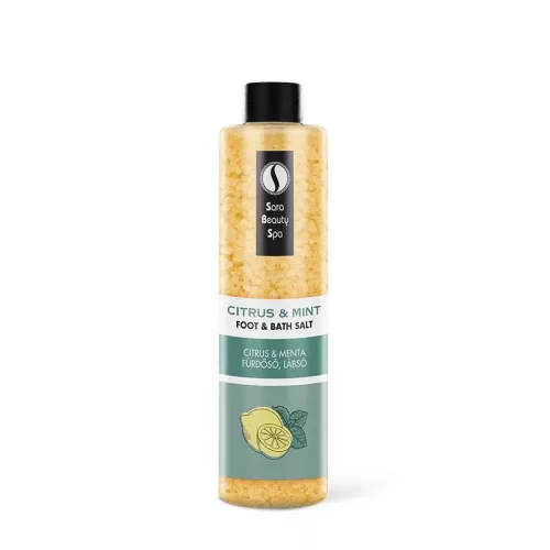 Sara Beauty Spa Frissítő Fürdő és Lábáztató Só - Citrus & Menta 330g