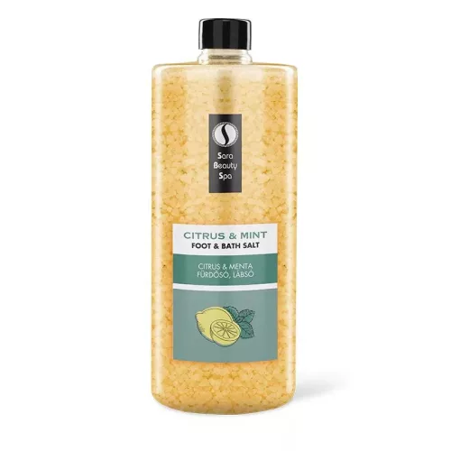 Sara Beauty Spa Frissítő Fürdő és Lábáztató Só - Citrus & Menta 1320g