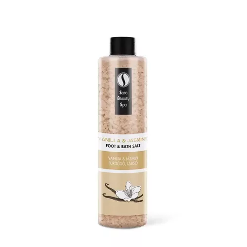 Sara Beauty Spa Relaxáló Fürdő és Lábáztató Só - Vanília & Jázmin 330g