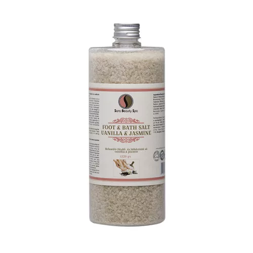 Sara Beauty Spa Relaxáló Fürdő és Lábáztató Só - Vanília & Jázmin 1320g