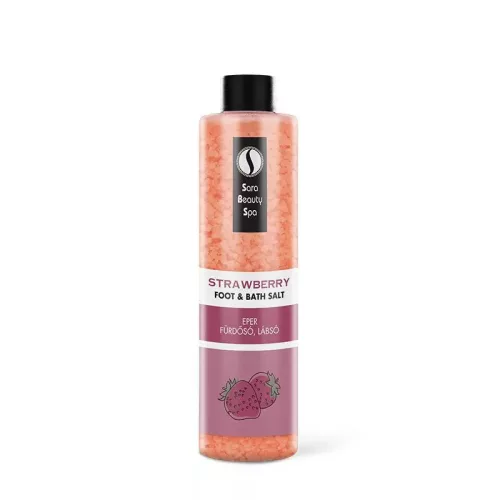 Sara Beauty Spa Frissítő Fürdő és Lábáztató Só - Eper 330g