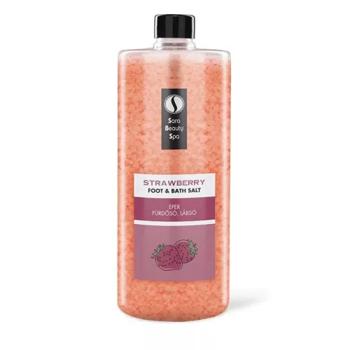 Sara Beauty Spa Frissítő Fürdő és Lábáztató Só - Eper 1320g