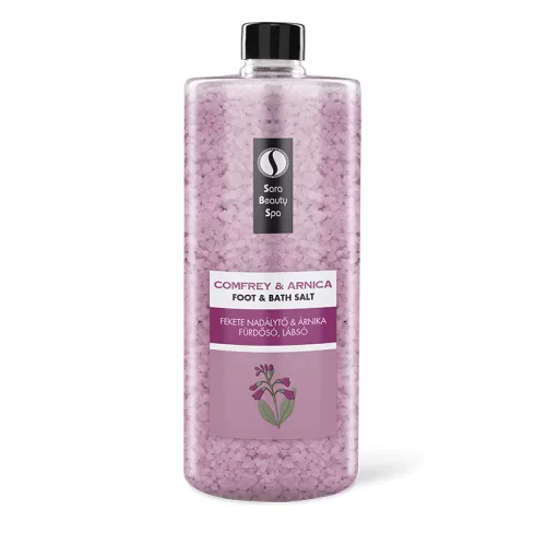 Sara Beauty Spa Izomlazító, regeneráló fürdősó, és lábáztató só – Árnika & Fekete nadálytő 1320g