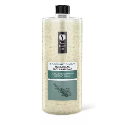 Sara Beauty Spa Izomlazító Fürdősó és Lábáztató Só - Rozmaring & Wintergreen 1320g