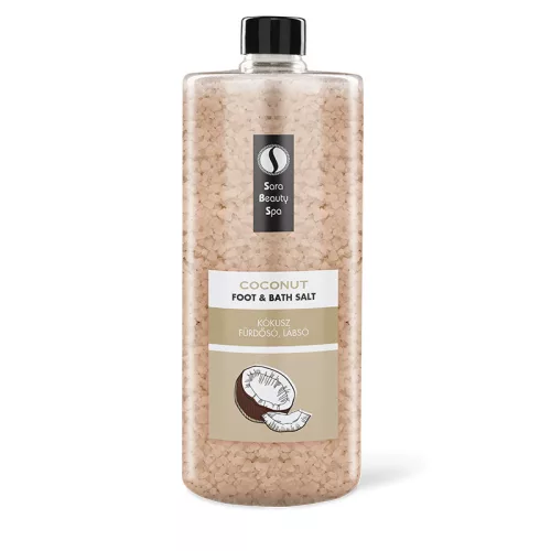 Sara Beauty Spa Érzéki, Kényeztető Fürdősó és Lábáztató Só - Kókusz 1320g