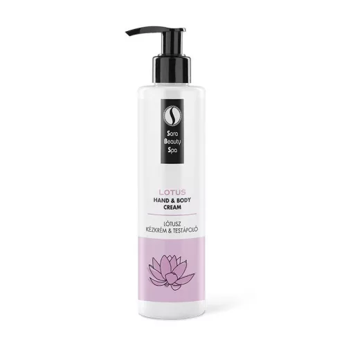 Sara Beauty Spa Kézkrém és Testápoló 250ml - Lótusz és Vízliliom „Mentes”