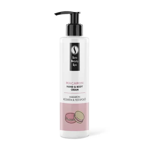 Sara Beauty Spa Kézkrém és Testápoló 250ml - Makaron „Mentes”