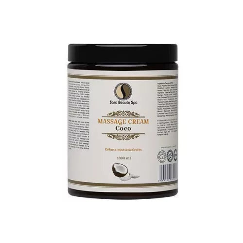 Sara Beauty Spa Masszázskrém - Kókusz 1000ml