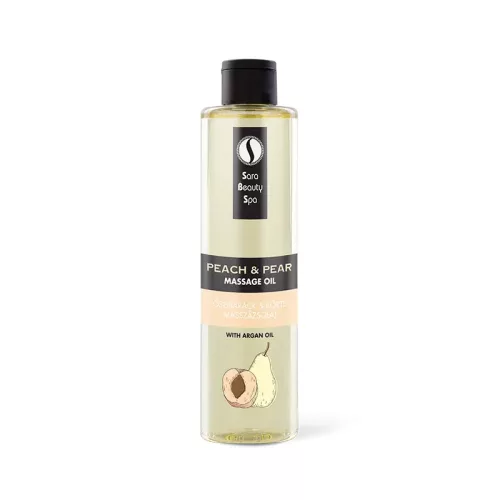 Sara Beauty Spa Masszázsolaj - Őszibarack-Körte 250ml