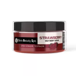   Sara Beauty Spa Bőrradír és Testradír - Eper Sóradír - 300ml