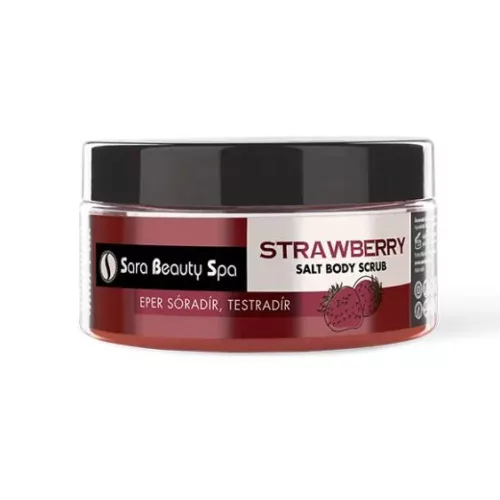 Sara Beauty Spa Bőrradír és Testradír - Eper Sóradír - 300ml