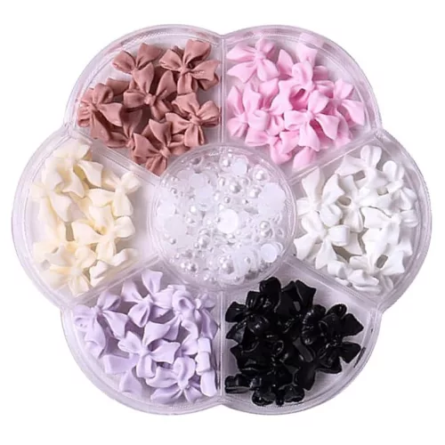 Strassztárcsa Masni Rózsaszín-Fekete